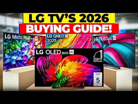 LG 2026 TV Buying Guide! G6, C6, OLED, QNED, NANOCELL — Top 10 Models Ranked