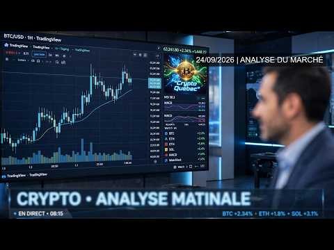 CryptoQuebec Podcast - Analyse du marché Crypto pour le 24 septembre 2026