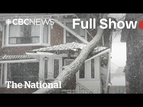 CBC News: The National | Winter weather blasts swaths of Canada