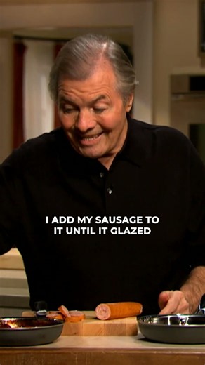 Glazed Sausage Bits by Jacques Pépin - 1 Minute Recipe #howto #cooking