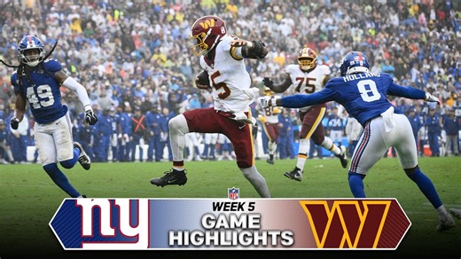 New York Giants vs Washington Commanders Game Highlights | 2026 NFL Season Week 5