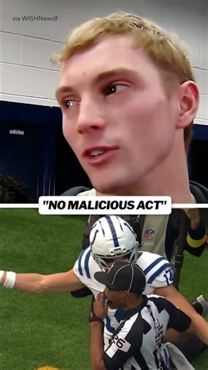Alec Pierce explains what happened that led to him being disqualified #nfl #colts #alecpierce