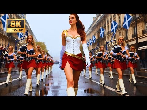 Scottish Women with Bagpipes | Epic Scottish Bagpipe Parade | Highlands and the Spirit Eternal