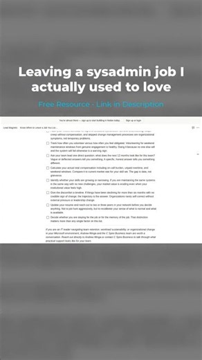 Why Sysadmins Are Leaving Jobs They Actually Love
