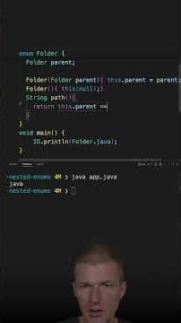 Nested Enums #java #shorts #coding #airhacks