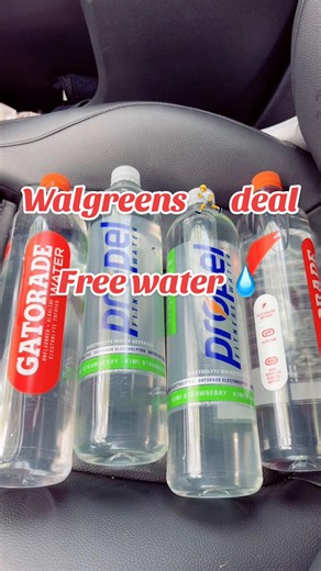 Walgreens run deal remember to get yourself some free water this week at Walgreens and stay hydrated 🥵 #couponing #walgreens #shopping #shoppinghaul