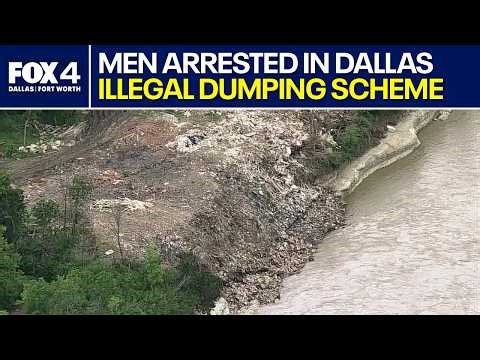 Trinity River illegal dumping investigation leads to arrests