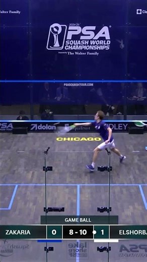 All over the court 🔥 El Shorbagy is too good 😮‍💨