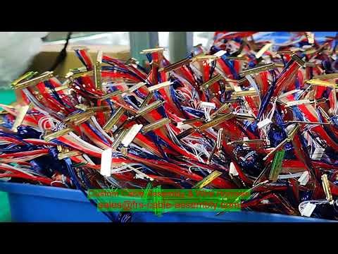 Professional Cable Assembly for Electronic Rotary Screw Compressor Wiring Harness PVC PTFE PBT Facto