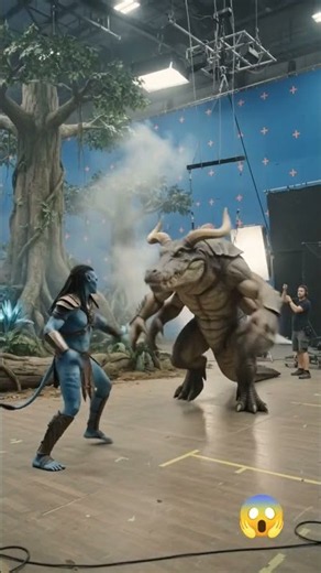 ALIEN vs HYBRID MONSTER 😱🔥 | Terrifying Fight Behind The Scenes | Movie BTS #shorts #avtar #ytshorts