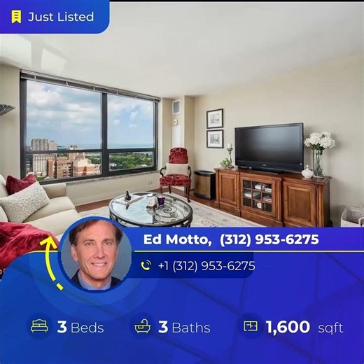Lincoln Park - Beautiful, 3 BR/2.5 BA, high Floor, unobstructed views