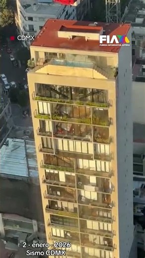 Sismo sacude edificio en Tabacalera: agua de piscina cae por más de 20 pisos