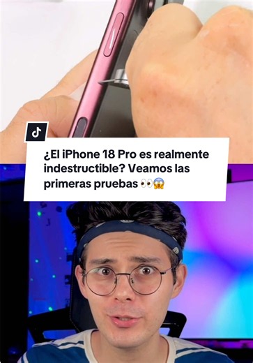 ¿El iPhone 18 Pro es realmente indestructible? Veamos las primeras pruebas 👀😱 #iphone18pro #resistencia #pruebas #caidas
