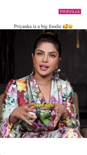 Priyanka Chopra Reveals Her Daily Routine & Love for Food 😍🍕 #shorts #priyankachopra #foodie