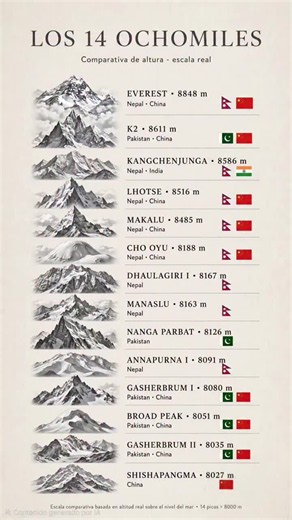 14 Eight-Thousanders: Everest, K2, Annapurna, Manaslu — Which Is Your Dream Climb?