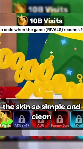 THE NEW FREE 10B SKIN IS INSANE! (Roblox Rivals) #roblox #rivals #giveaway