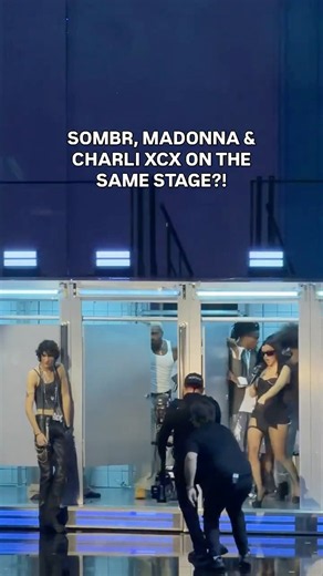 sombr, madonna and charli xcx on the same stage?! my multiverse collision #sombr #madonna #charlixcx