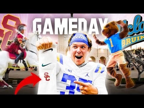 The Biggest Rivalry in College Football | UCLA vs USC GAMEDAY VLOG | D1 Football Day in the life