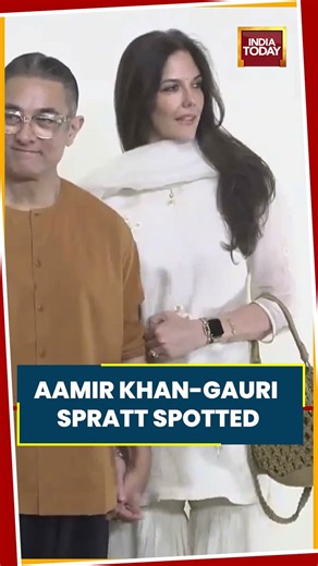 Aamir Khan-Gauri Spratt Spotted | Bollywood News | Entertainment News