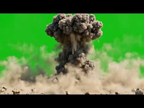 ealistic Ground Impact Explosion 💥 Green Screen Effect | Fire Blast VFX 4K No Copyright”