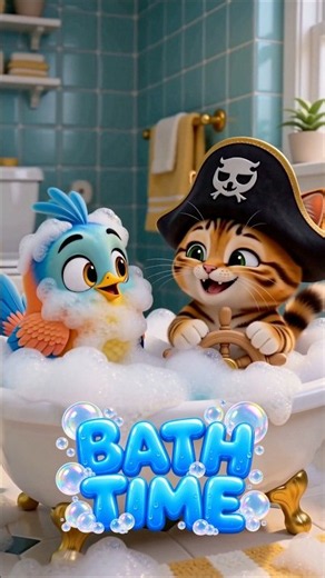 Bath Time | Fun with Tweety & Jo #bath #bath time #friends #bubbles