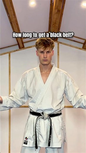 How long does it take to get a BLACK BELT?
