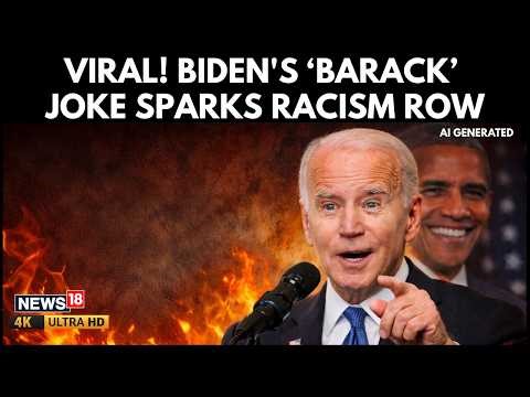 Biden Under Fire Over ‘Barack’ Comment | Gaffe Goes Viral, Sparks Racism Debate | N18G | 4K Video