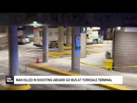Man fatally shot on GO Transit bus at Yorkdale terminal