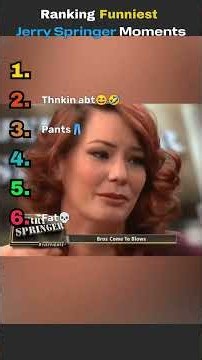 Ranking Funniest Jerry Springer Moments