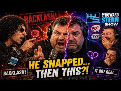 Artie Explodes After Joe Buck Backlash… Then Gets Uncomfortably Real 😳 | The Howard Stern Show