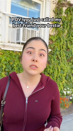 Who are you calling “bestie”? 😒 @NatalieKopyan #sofimanassyan #relatable #funny