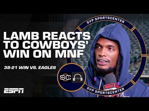 ‘I hate Philly, Eagles suck’ 👀 CeeDee Lamb after the Cowboys beat the Eagles on MNF | SC with SVP