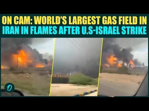US-Israel BOMB Iran’s Largest Gas Field BREAKING: South Pars Gas Field IN FLAMES After BIG ATTACK