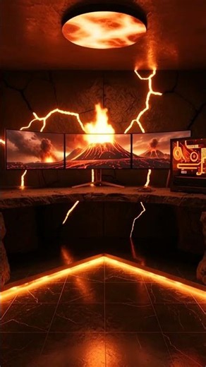 Magma Core Gaming Setup 🔥