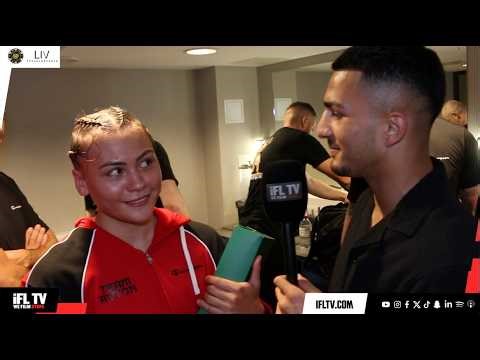 'WHO’S THE BABY NOW...' - ADAM MACA INTERVIEWS TIAH-MAI AYTON FOLLOWING HER STOPPAGE WIN OVER LEVY