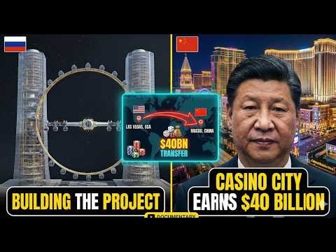 How China built Casino City macao Earns $40 Billion More Than Las Vegas [full documentory]