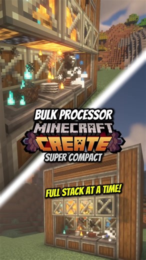 Bulk Processor in Minecraft Create Mod