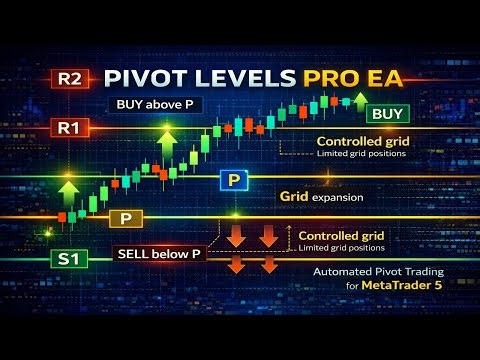 Pivot Levels Pro EA | Automated Pivot Trading Strategy for MetaTrader 5