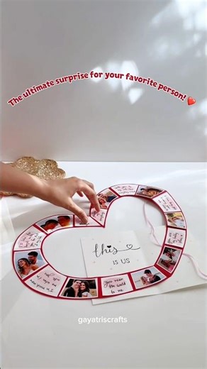 Wait for the unfold...♥️ #paperengineering #popupcard #scrapbookingideas #giftideas #diygifts #heart