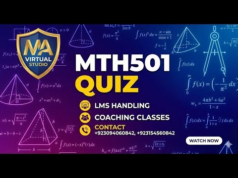 MTH501 Quiz 3 Solved Fall 2025 | Linear Algebra