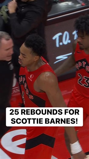 25 REBOUNDS FOR SCOTTIE BARNES 🤯 Raptors get the OT win over GSW! | NBA