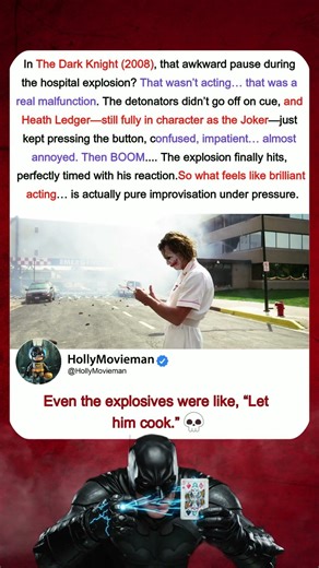 #trend Heath Ledger Improvised This Legendary Moment 😳#dcu #dcuniverse #joker