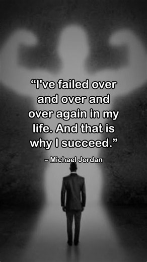 Why Does Michael Jordan Say Failure Led to Wins? 🏀