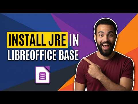 How To Install JRE In LibreOffice Base Easy Step By Step Guide