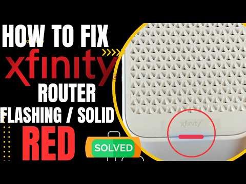 Xfinity Modem Flashing Red Light- FIXED |How to Fix Xfinity Router Flashing Red | Xfinity Solid red