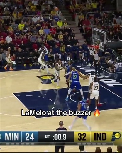 LaMelo beat the buzzer 🔥