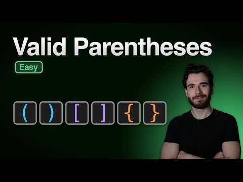 Valid Parentheses - Python (Leetcode 20)