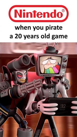 SMG4 Nintendo when you pirate a very old Mario game