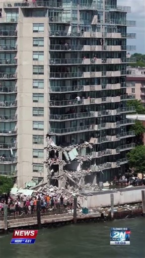 High-Rise Apartment Building Partially Collapses #Disaster