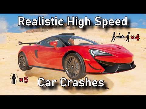 Realistic High Speed Car Crashes #36 | BeamNG.Drive